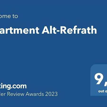 Apartment Alt-Refrath Bergisch Gladbach Kültér fotó